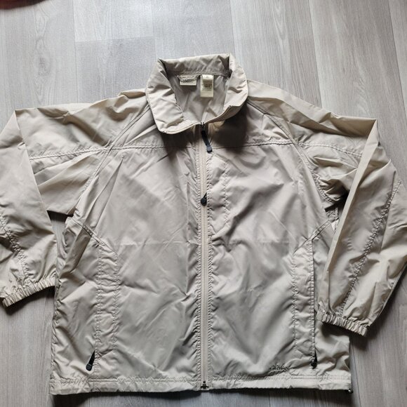 L.L. Bean Mens XL Reg Beige Nylon Jacket - Picture 3 of 9